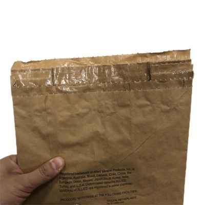 25 kg di carta Pbom sacchetto bocca calore sigillato per imballaggio materiali da costruzione e materiali refrattari