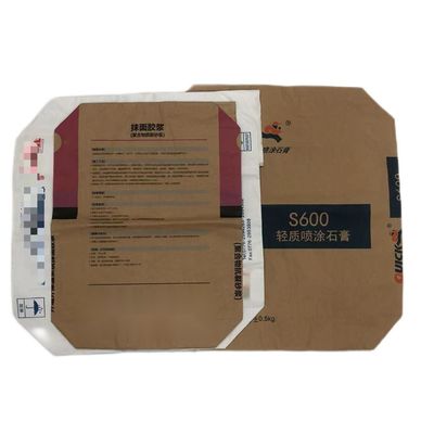 Sacchetti di carta per valvole multipareti a prova di umidità e impermeabili biodegradabili per alimenti