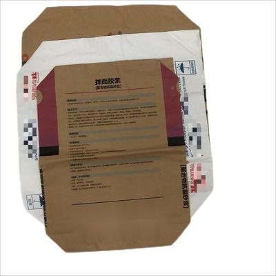 Imballaggio personalizzato Sacchetto di carta industriale 25 kg Imballaggio Materiali chimici da costruzione Polvere alimentare