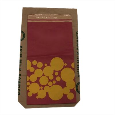 Tasse di carta stampate su misura con pareti multiple Kraft Bag con PE incorporato