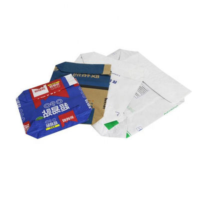 2 strato 3 strato Kraft sacchetti di carta valvola con interno di plastica per l' imballaggio cemento macchia di polvere chimica 20kg 25kg 50kg