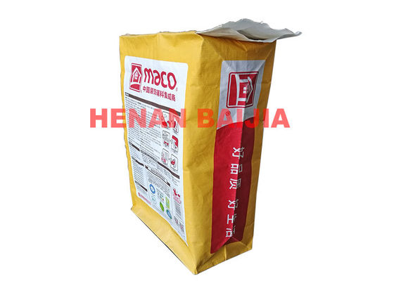 Inquinamento biodegradabile riciclabile d'imballaggio dei sacchi di carta del cemento adesivo delle mattonelle liberamente