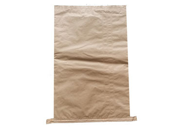 Sacchi di carta kraft Aperti cuciti dell'alimentazione animale dei sacchi di carta di Multiwall della bocca del commestibile