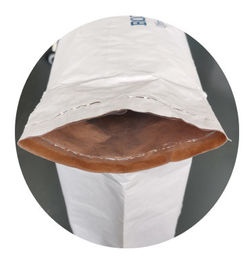 Laminazione del film del PE separata anti goccia dei sacchi di carta di Multiwall della valvola incollata anti slittamento