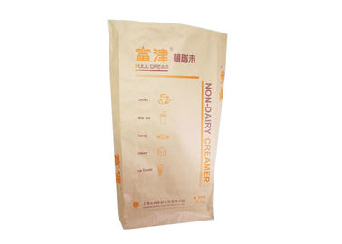 Portante aperto cucito dei sacchi di carta 25kg 50kg di Multiwall della bocca del commestibile forte