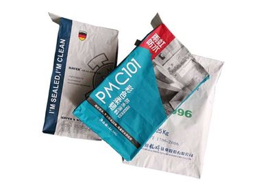 3 pieghe 25kg 50kg hanno incollato i sacchi di carta durevoli del fondo del blocchetto dei sacchi di carta di Multiwall della valvola