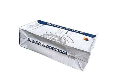 Sacchi di carta a più strati di Kraft del commestibile dei sacchi di carta del buon di stabilità fondo bianco del quadrato