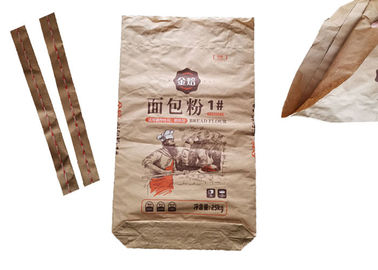 20kg 25kg 120gsm ha laminato i sacchi di carta di Kraft