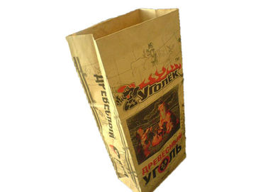 Stampa di cucito di Flexo di colori e di dimensione su misura sacchi di carta termosaldata bocca
