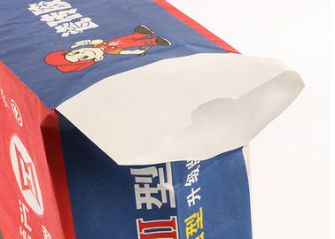 Slittamento d'imballaggio di carta della borsa del cemento dei sacchi di carta del fondo piatto della costruzione non facile portare