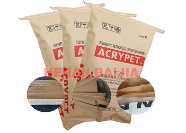 Stampa aperta cucita perforata industriale 60g - 120g/m2 di Flexo dei sacchi di carta di Multiwall della bocca