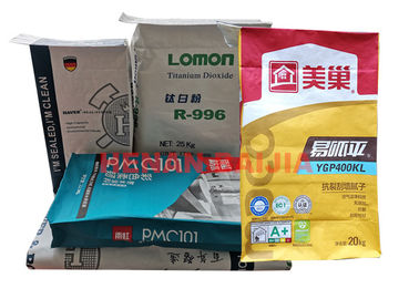 Buon forte portante di stabilità 25kg 30kg 50kg dei sacchi di carta industriali inferiori quadrati