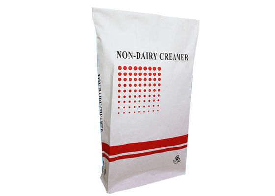 Forte imballaggio della polvere della proteina dello zucchero dei sacchi di carta 10kg 20kg 25kg del fondo di pizzico di capacità