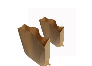 Colore bianco di Brown del pacchetto del caffè dei sacchi di carta di Multiwall Kraft del commestibile con il becco