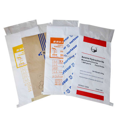 sacchi di carta di 5kg 10kg 25kg Multiwall Kraft per l'imballaggio del grano