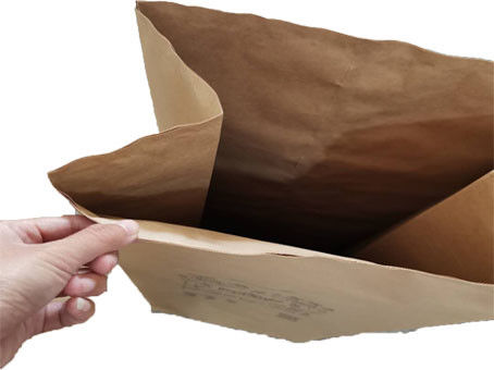7 sacchi di carta di stampa di Multiwall dei rifiuti della cucina di colore 80g/M2