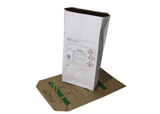 Stampa impermeabile di Flexo dei sacchi di carta di H70mm Multiwall Kraft