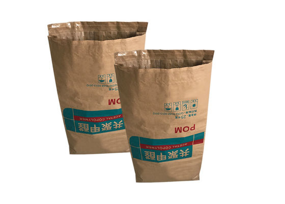sacchi di carta aperti della bocca 60g-120g/M2 per cemento che imballa bocca trapezoidale