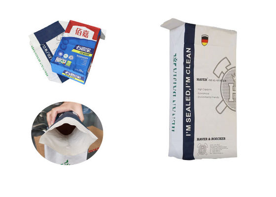 Borse della valvola della carta del sacco di carta kraft dell'amido pregelatinizzato 15kg 20kg 25kg
