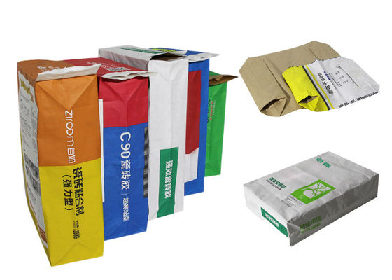 i sacchi di carta di 20kg 25kg Multiwall Kraft spolverizzano l'imballaggio della fecola di patate