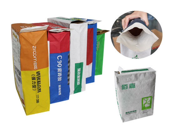 20kg 25kg ha incollato l'amido Sugar Packaging Paper Sack della borsa della valvola di carta kraft