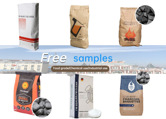 20kg 25kg ha incollato l'amido Sugar Packaging Paper Sack della borsa della valvola di carta kraft