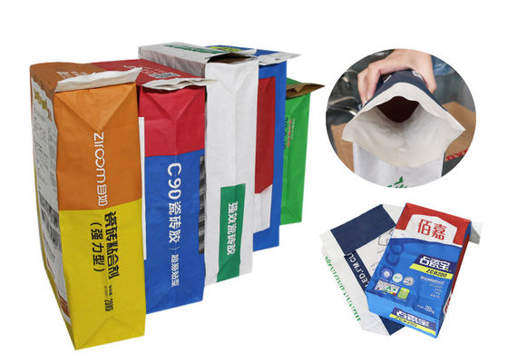 L'agente concreto Multiwall Kraft Paper del trattamento dell'interfaccia insacca 20kg 25kg