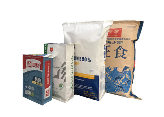 fondo vuoto del blocchetto di Clay Gypsum Plaster Mortar Powder dei sacchi di carta della valvola di 25kg 50kg Kraft