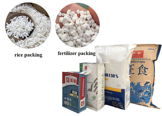 sacco della borsa della valvola di carta kraft di 25kg 20kg 50kg Multiwall per l'imballaggio del materiale della polvere