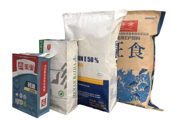 Logo su ordinazione d'imballaggio della borsa della carta kraft della borsa della farina del frumento tenero