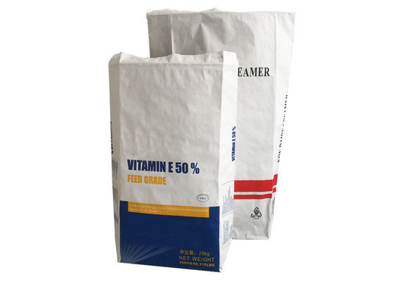 Sacchi di carta di Multiwall 25kgs Kraft Brown 2 strati/3 strati