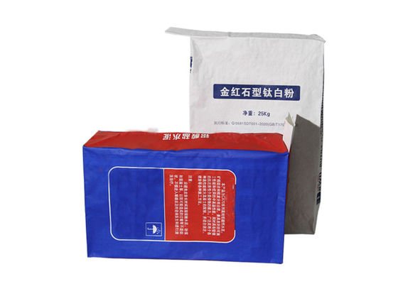 Sacchi di carta materiali chimici di Multiwall Kraft 7 sacchi di carta di Multiwall di colore biodegradabili