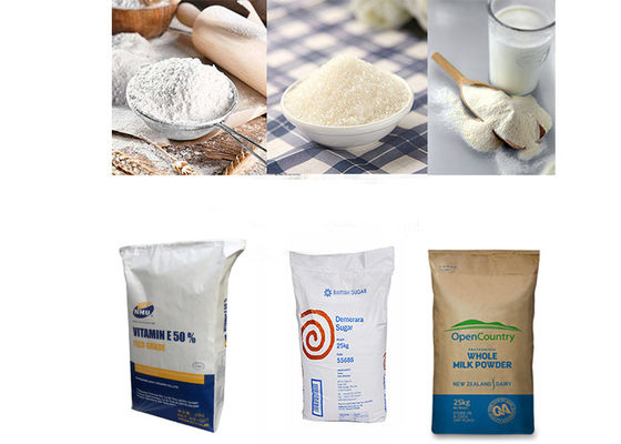 la polvere della carta di 3 strati 25kg insacca il pe industriale del sacco di carta del cemento 20kg pp interno
