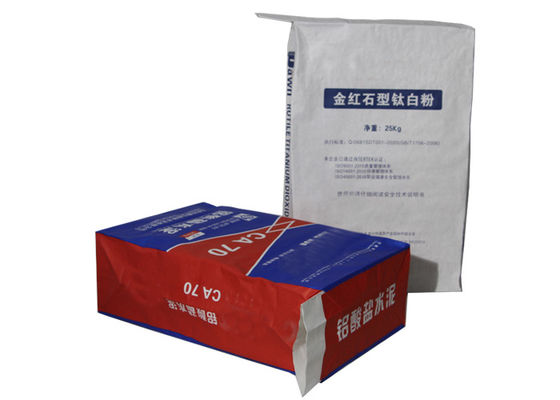 il multi cemento industriale di carta kraft dei sacchi 20kg 25kg della carta di parete 25kg insacca la laminazione di PLA