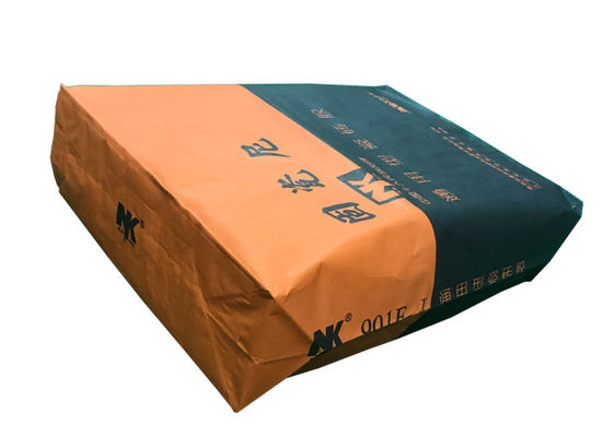 borsa d'imballaggio materiale adesiva della borsa della valvola della borsa della carta kraft di 25kg