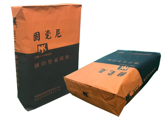 borsa d'imballaggio materiale adesiva della borsa della valvola della borsa della carta kraft di 25kg