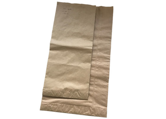 Multiwall biodegradabile ha saldato a caldo il commestibile bianco di Brown dei sacchi di carta