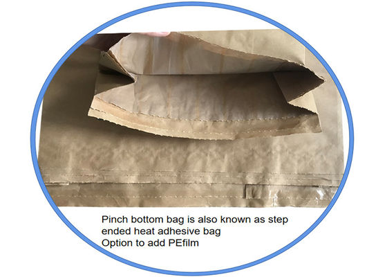Sacchi di carta termosaldati a prova d'umidità Brown bianco per Synanthrin