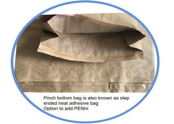 Seme industriale maltato dell'alimentazione dell'uccello dei sacchi di carta di strato 25kg di Calar 3 per il pesce d'imballaggio del pollame del piccione