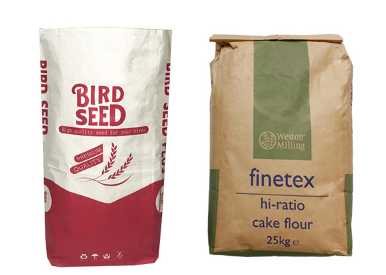 sacchi di carta di 10kg 20kg 25kg 50kg Kraft Multiwall per il Edile degli oligosaccaridi di Isomalto
