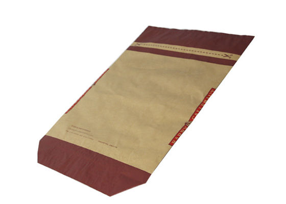 Borsa 20kg 25kg della carta kraft della stampa di Flexo per il latte scremato in polvere