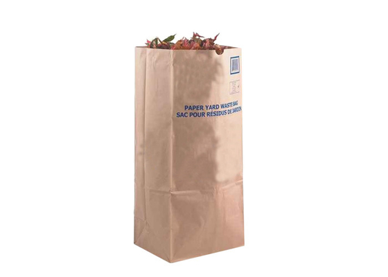 Logo Lawn Paper Bags su ordinazione una grande capacità di 30 galloni
