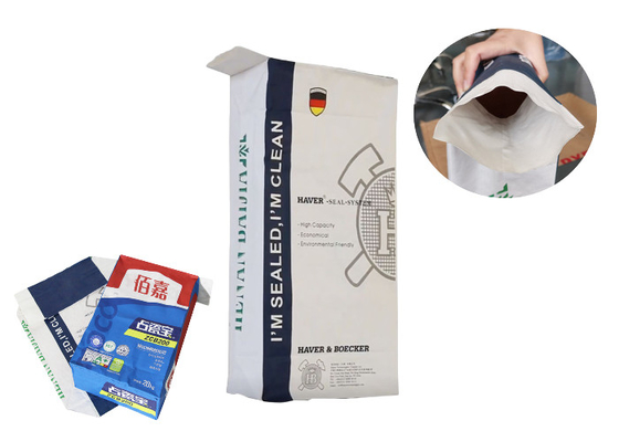 20kg ha incollato i sacchi di carta di Multiwall della valvola per l'adesivo delle mattonelle con il vostro proprio logo