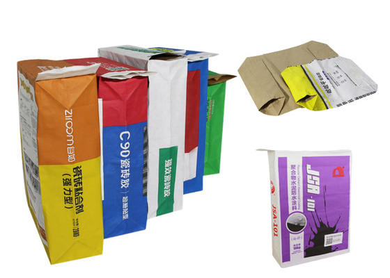 Sacchi di carta incollati su misura 20kg 25kg di Multiwall della valvola per polvere chimica