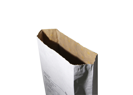 Film del PE dei sacchetti di carta a parete multipla della valvola incollata chimica di stampa di Flexo 2 strati