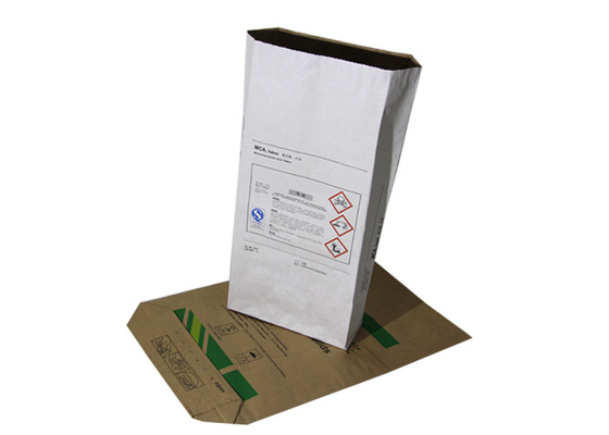La borsa assorbente della carta kraft di Multiwall di caduta liquida ha personalizzato 20kg 25kg