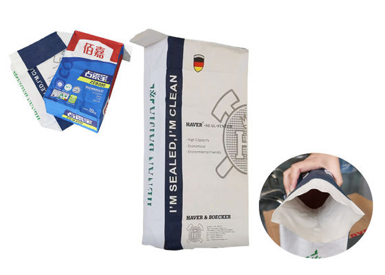 Borsa vuota di carta industriale della valvola della borsa pp del cemento 25 chilogrammi 40 chilogrammi 50 chilogrammi