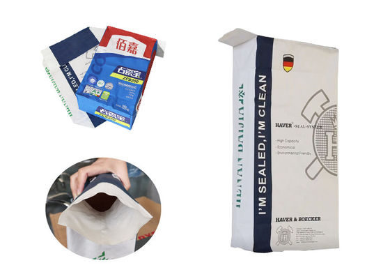 L'imballaggio incollato della carta kraft di Multiwall della valvola insacca 25kg per polvere chimica