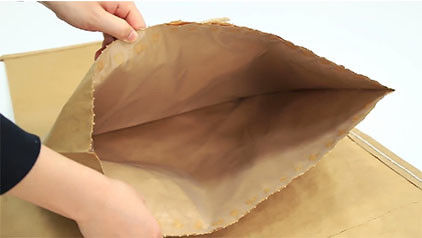 Sacchi di carta aperti cuciti di Multiwall della bocca