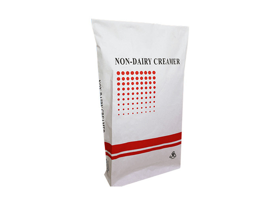 20kg su ordinazione 25kg ha incollato il sacco di carta incollato cellulosa del commestibile dei sacchi di carta di Multiwall